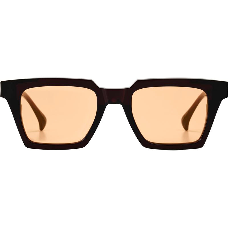 AM Eyewear Todd Merlot Amber Front