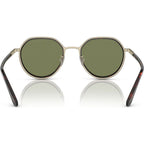 AR6144, Matte Pale Gold/Green Lenses