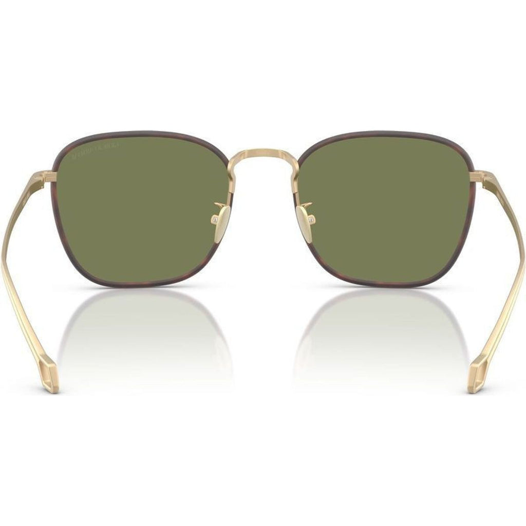 AR6164J, Matte Pale Gold/Green Lenses