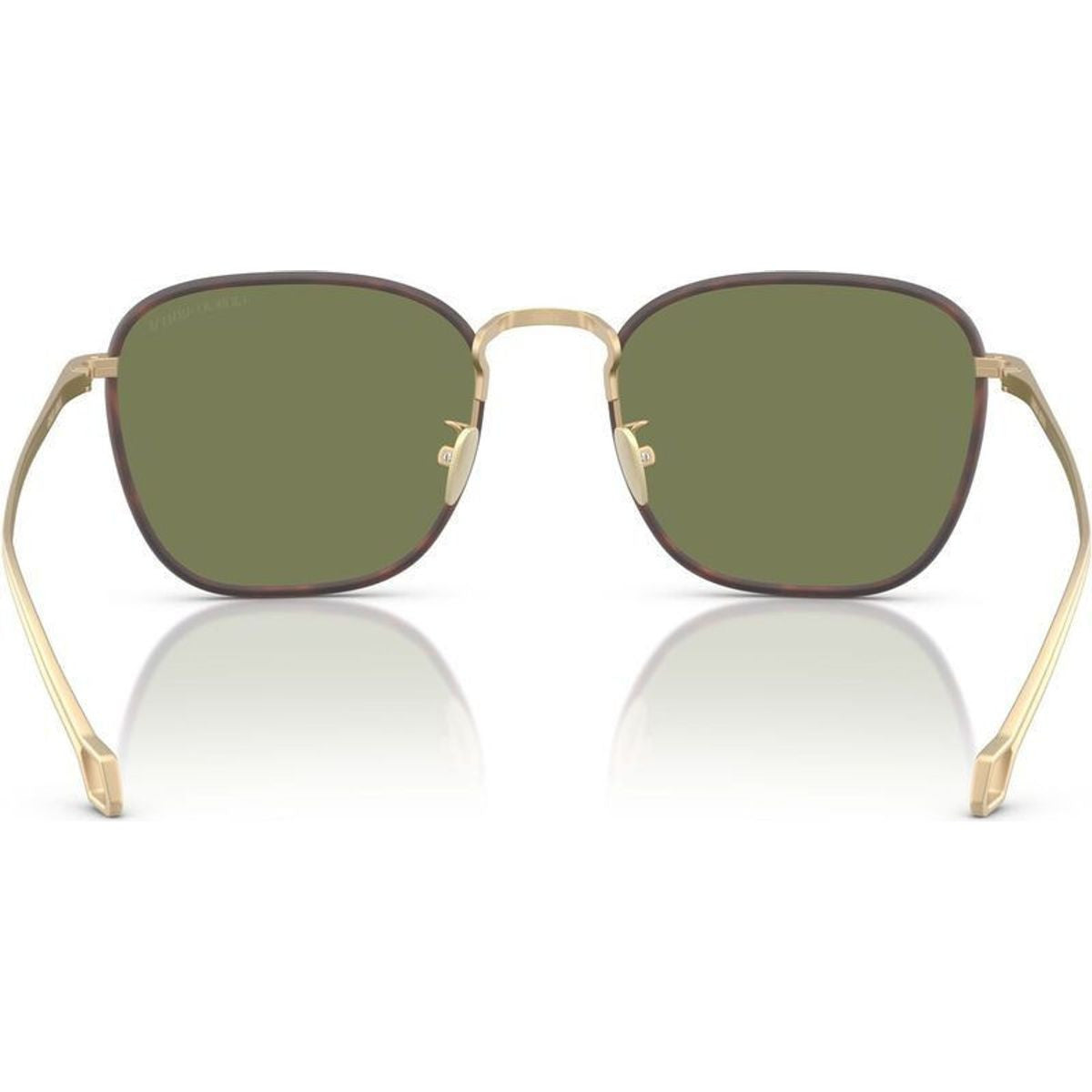 AR6164J, Matte Pale Gold/Green Lenses