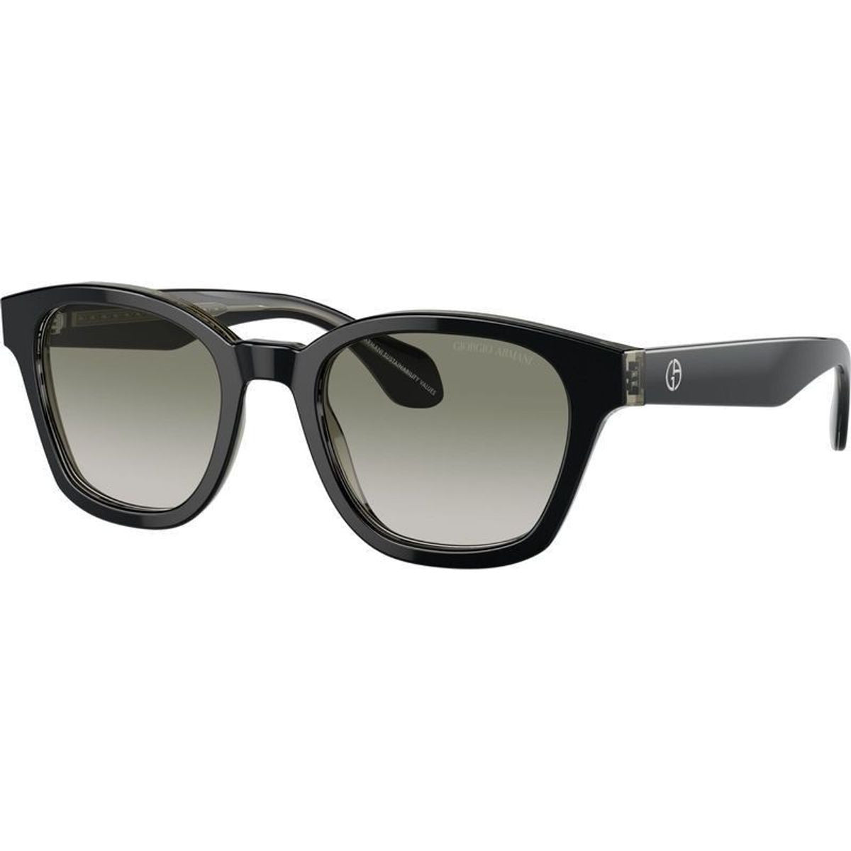 AR8207F, Top Black Transparent Green/Green Gradient Lenses