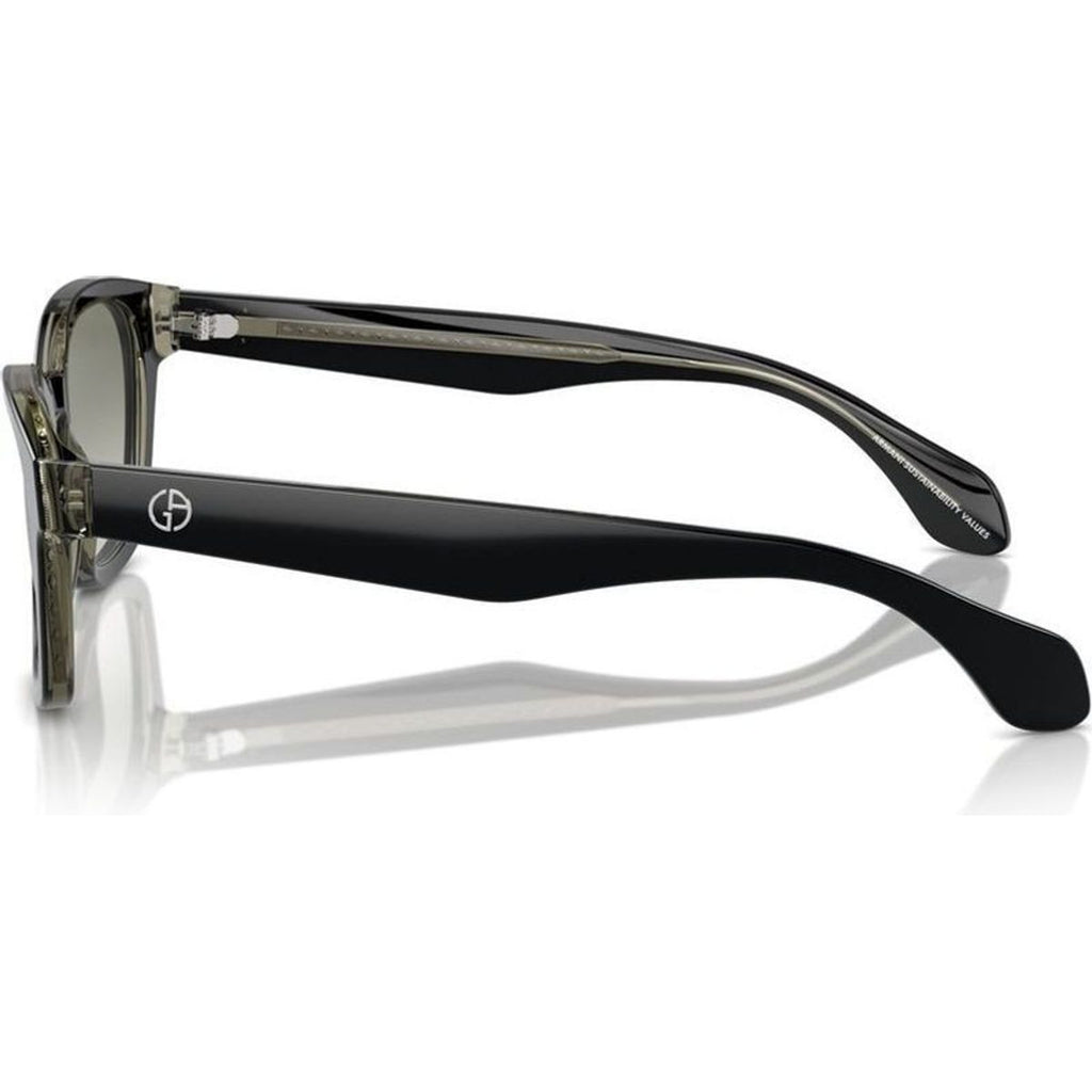 AR8207F, Top Black Transparent Green/Green Gradient Lenses