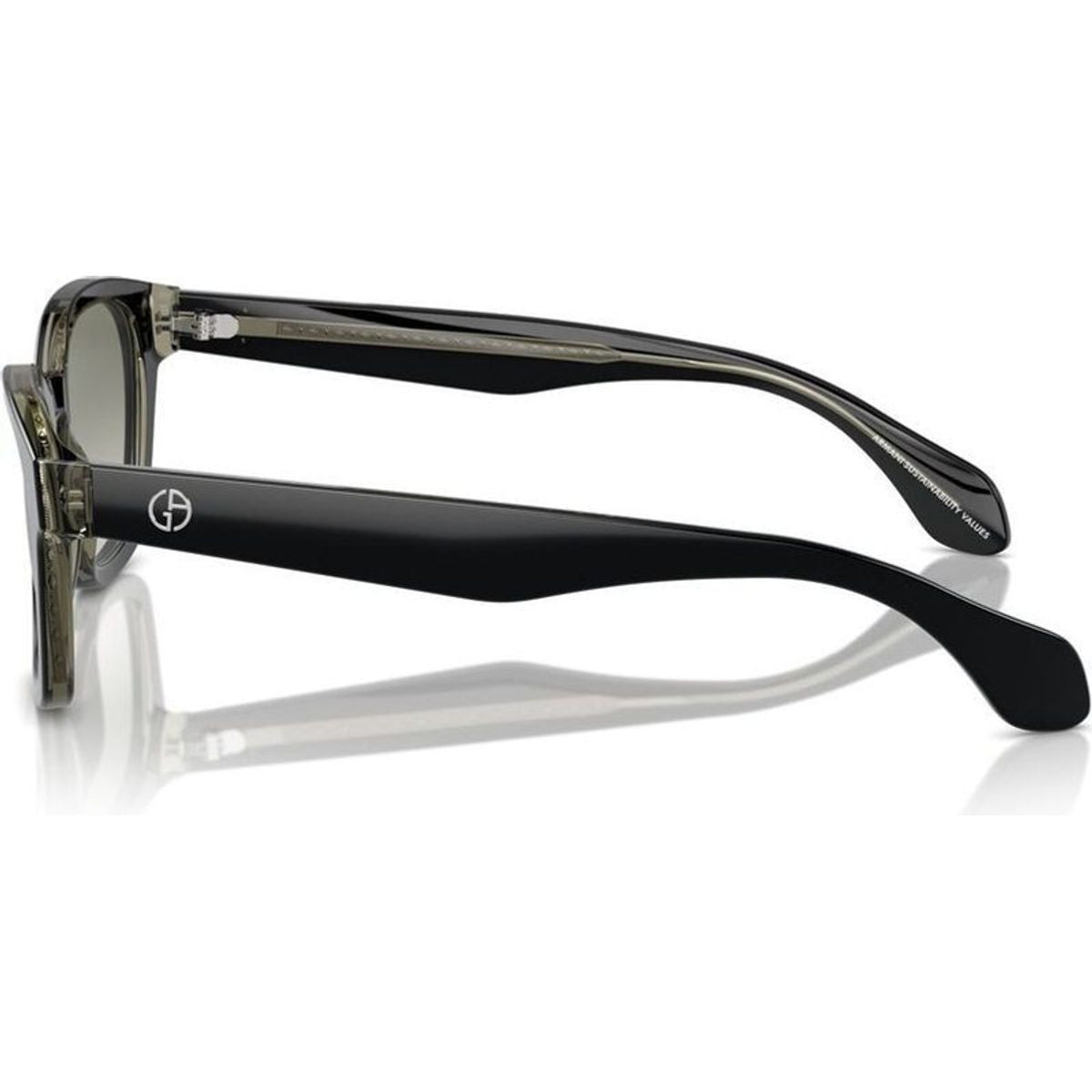 AR8207F, Top Black Transparent Green/Green Gradient Lenses