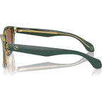 AR8207F, Top Green Transparent Olive/Brown Gradient Lenses