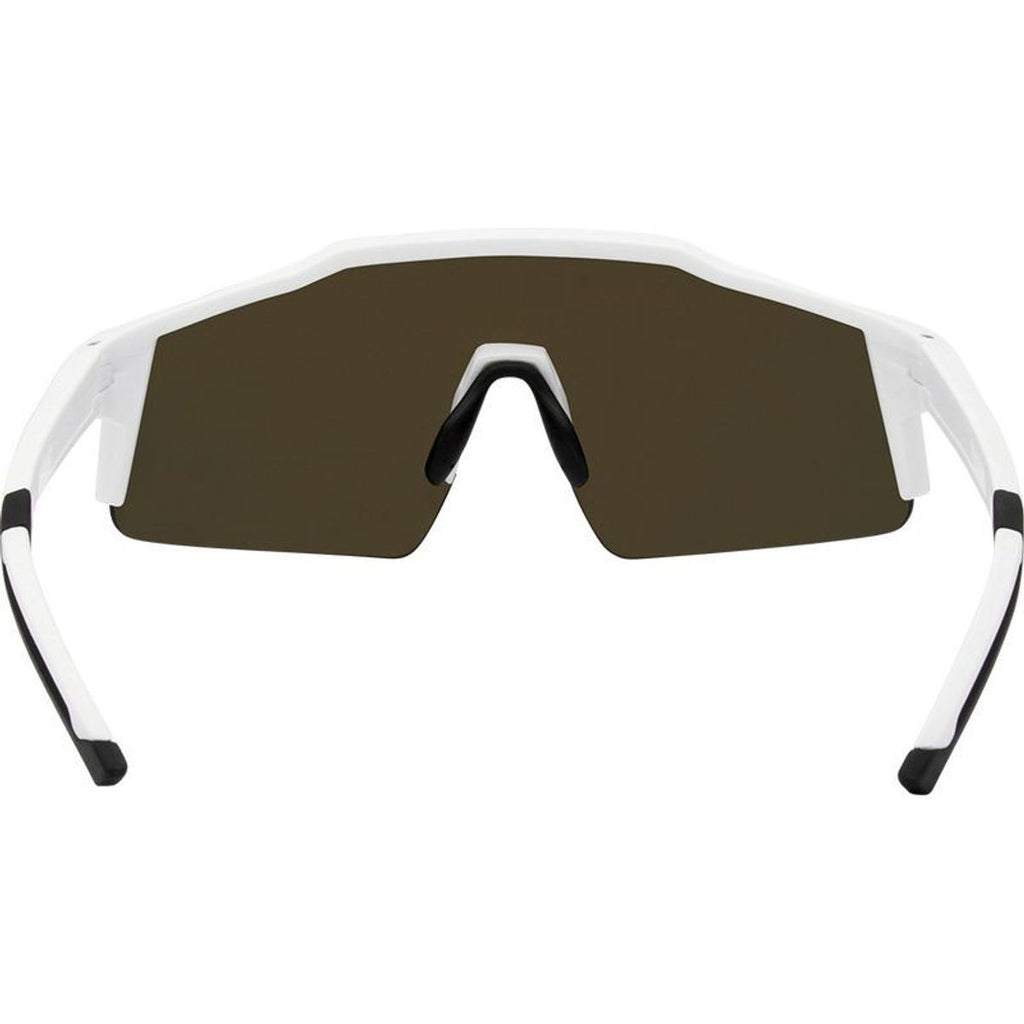Apex, Matte White/Red Mirror Polarised Lenses