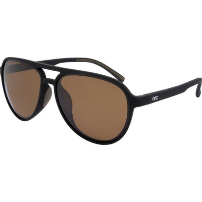 Greasy, Rubber Black/Brown Polarised Lenses