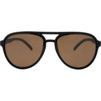 Greasy, Rubber Black/Brown Polarised Lenses