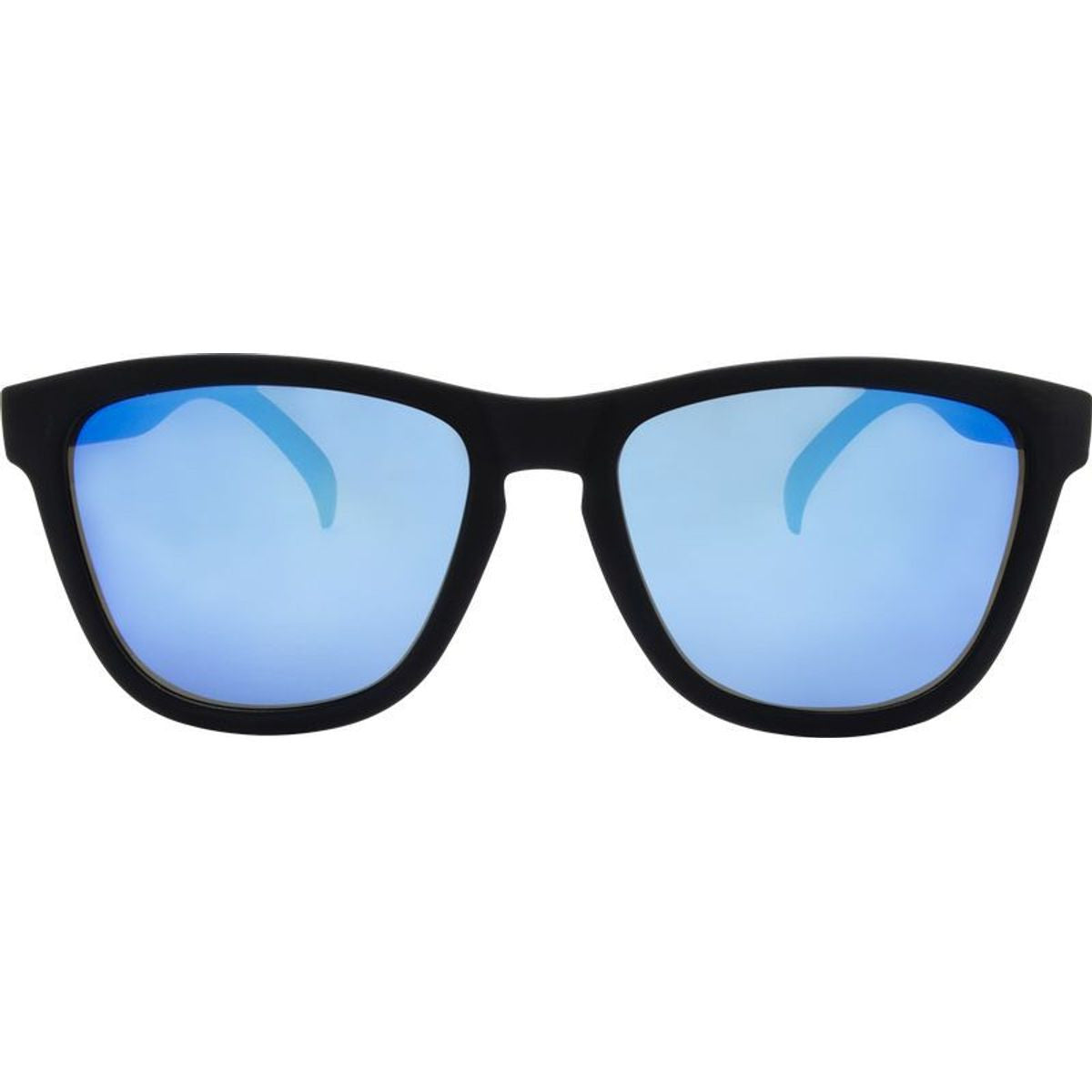Gritty, Rubber Black/Blue Mirror Polarised Lenses