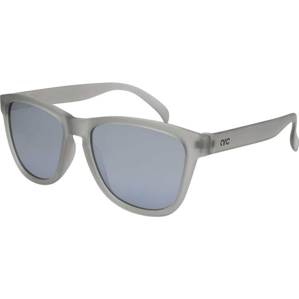 Gritty, Rubber Grey/Silver Mirror Polarised Lenses