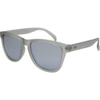 Gritty, Rubber Grey/Silver Mirror Polarised Lenses