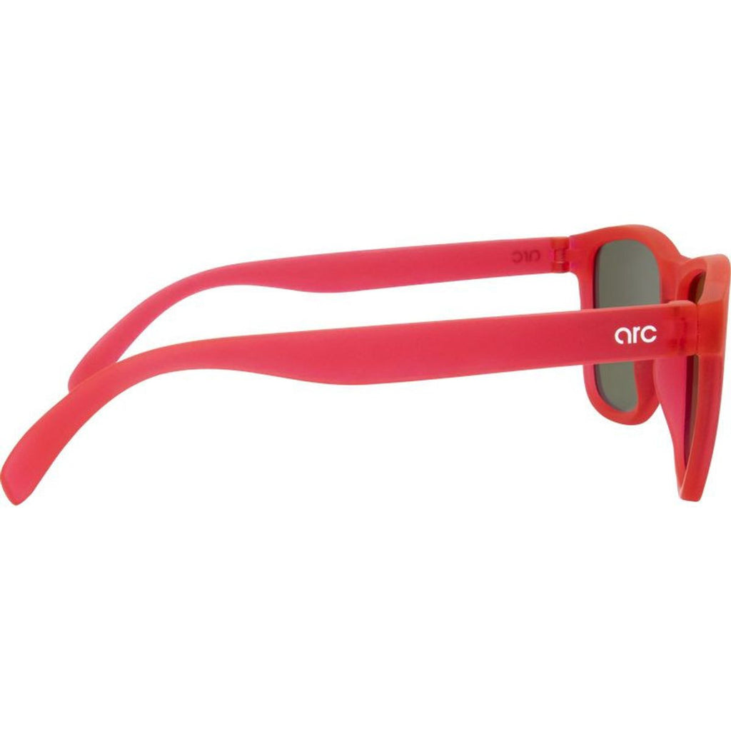 Gritty, Rubber Pink/Green Mirror Polarised Lenses