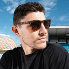 Gritty, Rubber Tort/Brown Polarised Lenses