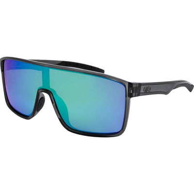 Vortex, Crystal Dark Grey/Green Mirror Polarised Lenses