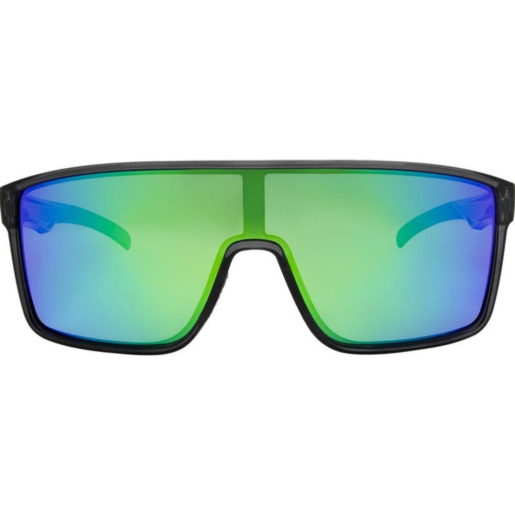 Vortex, Crystal Dark Grey/Green Mirror Polarised Lenses