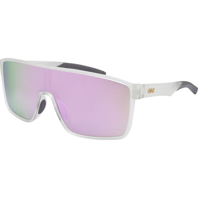 Vortex, Frosted Clear/Light Pink Mirror Polarised Lenses