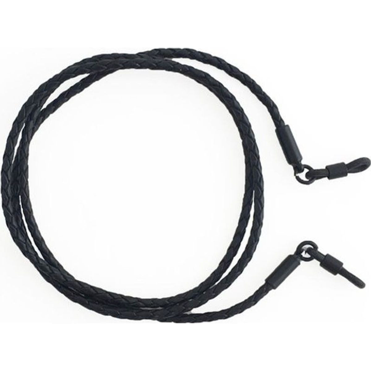 Leather Woven Cord, Black