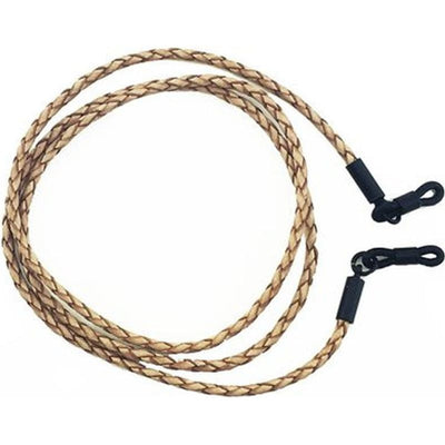 Leather Woven Cord, Light Brown