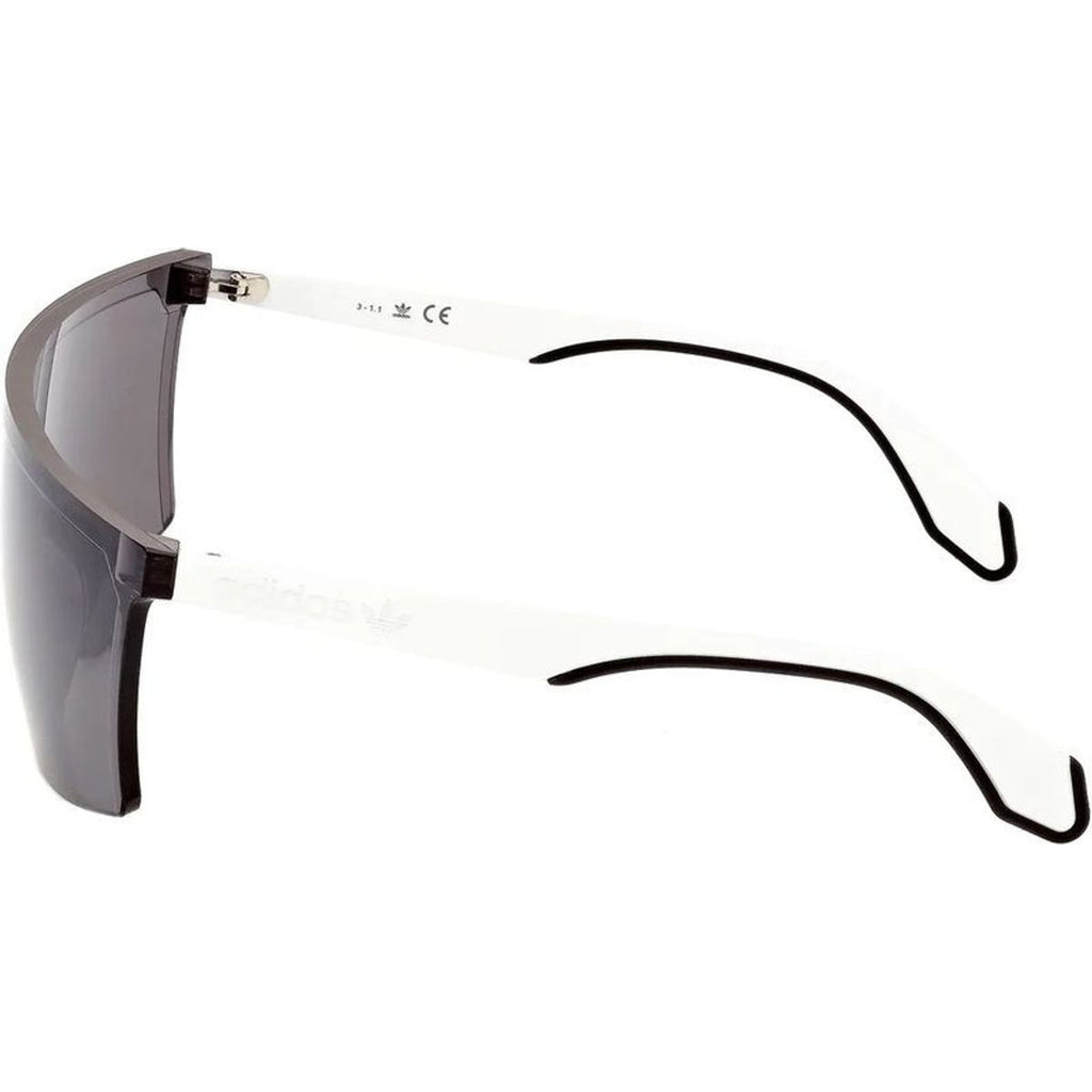 OR0047, Shiny Black and White/Smoke Lenses