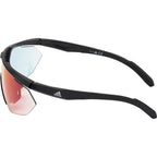 SP0015, Shiny Black/Smoke Photochromic Mirror Lenses