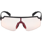 SP0018, Shiny Black/Smoke Photochromic Mirror Lenses