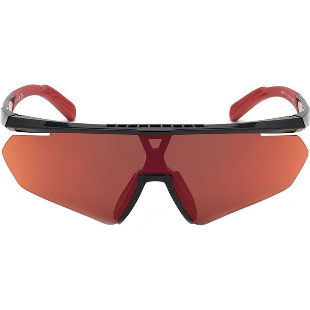 SP0027, Matte Black/Red Mirror Lenses