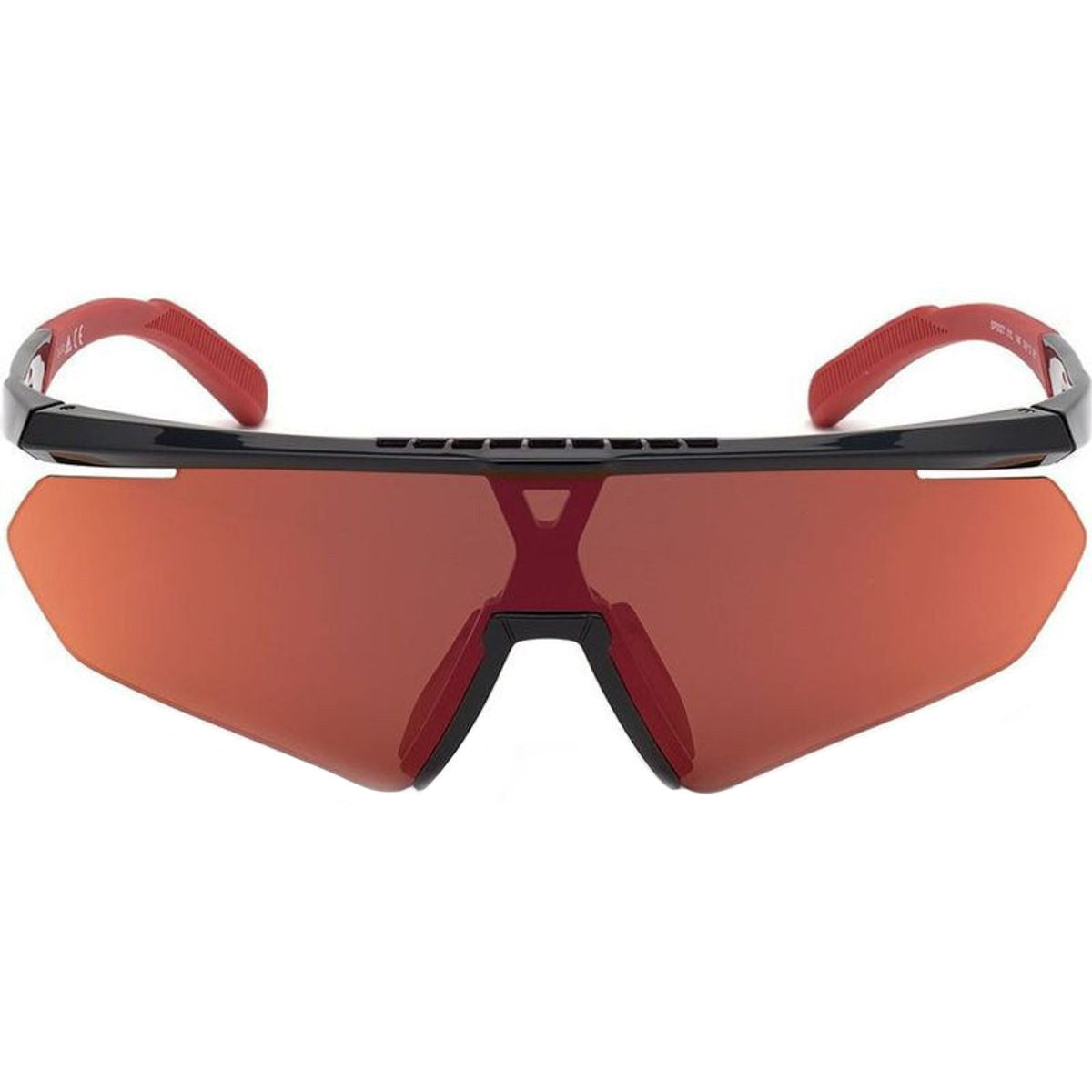 SP0027, Matte Black/Red Mirror Lenses