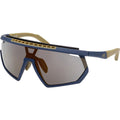 SP0029-H, Blue and Brown/Brown Mirror Lenses