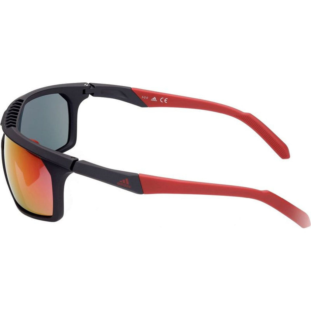 SP0030, Matte Black/Orange Mirror Lenses