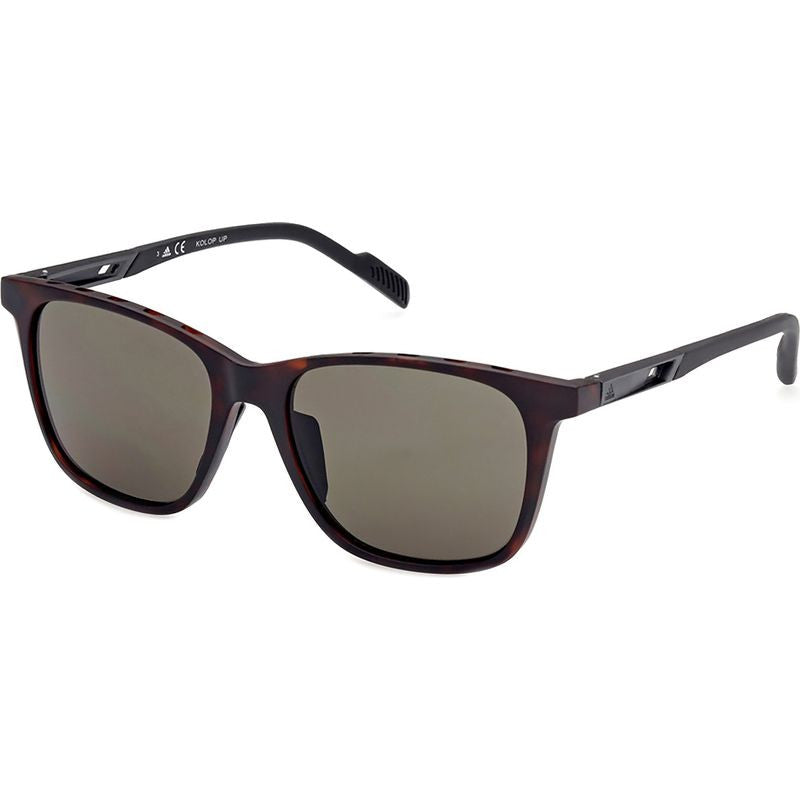SP0051, Dark Havana/Green Lenses
