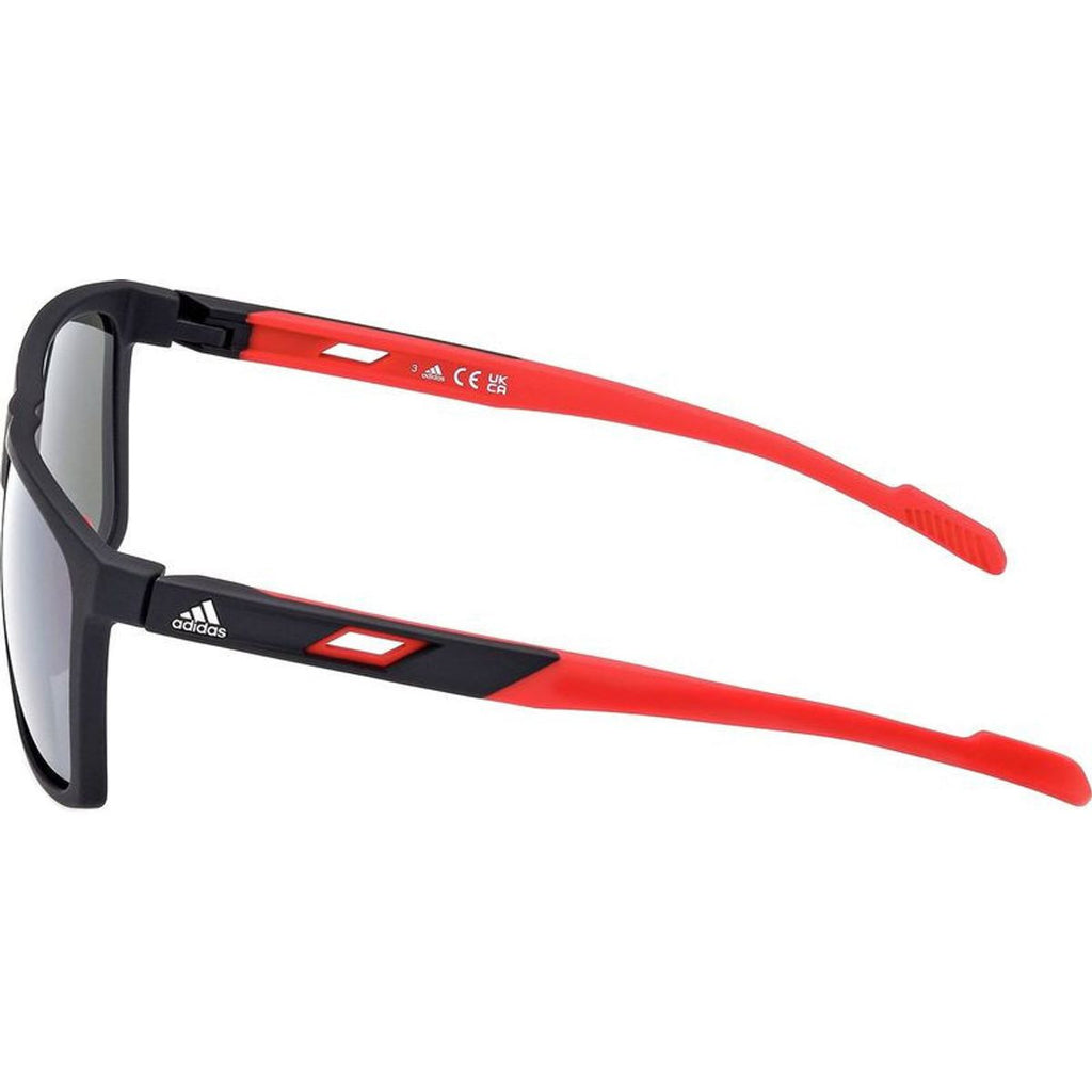 SP0067, Black Red/Smoke Polarised Lenses