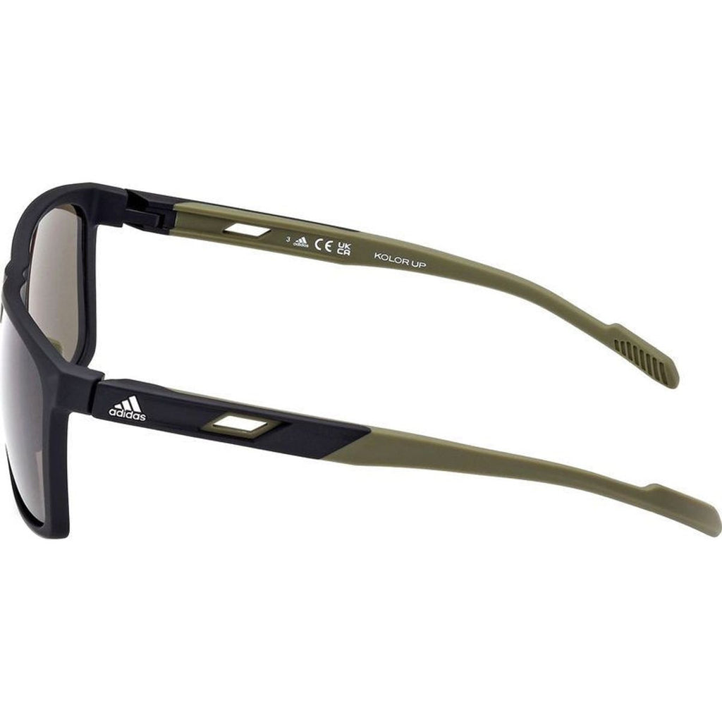 SP0067, Matte Black/Green Lenses