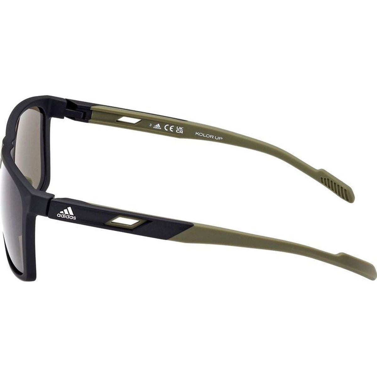 SP0067, Matte Black/Green Lenses