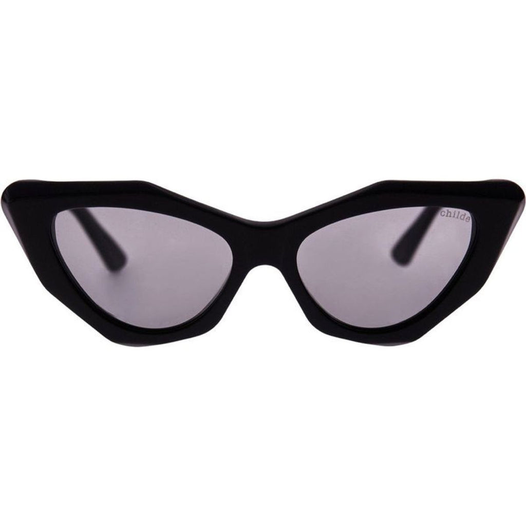 Mookhi, Bio-Acetate Gloss Black/Grey Lenses