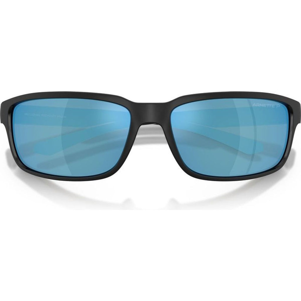 AN4373, Matte Recycled Black/Dark Grey Water Mirror Polarised Lenses