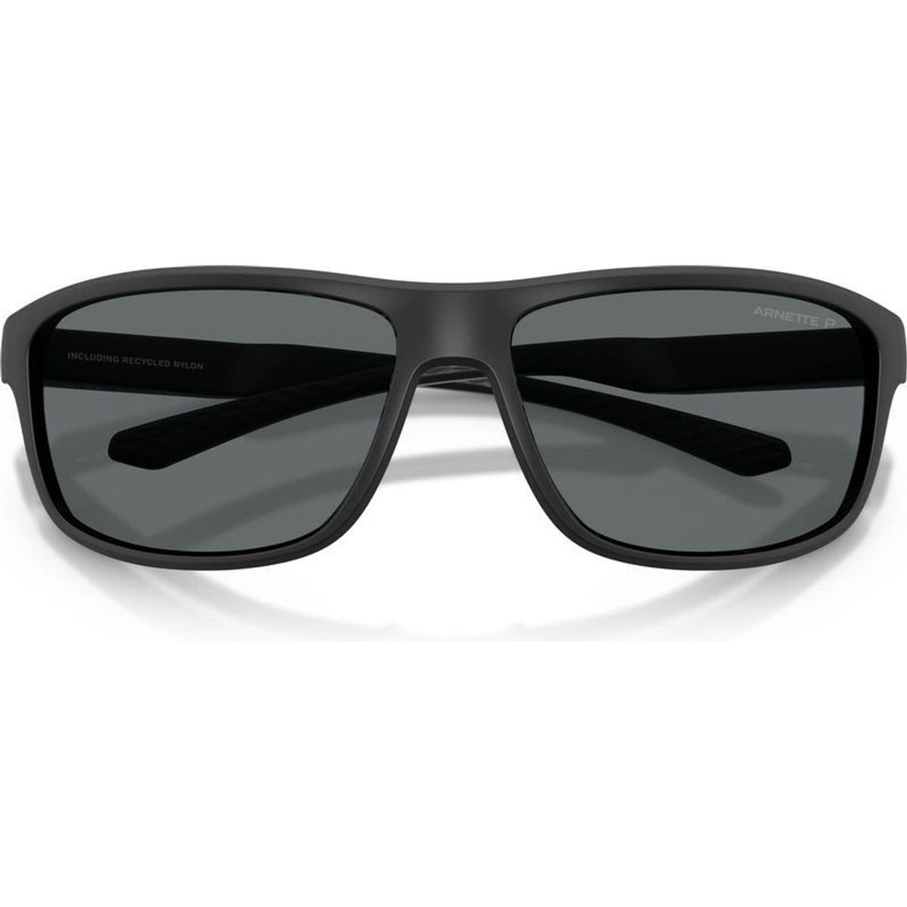 AN4374, Matte Recycled Black/Dark Grey Polarised Lenses