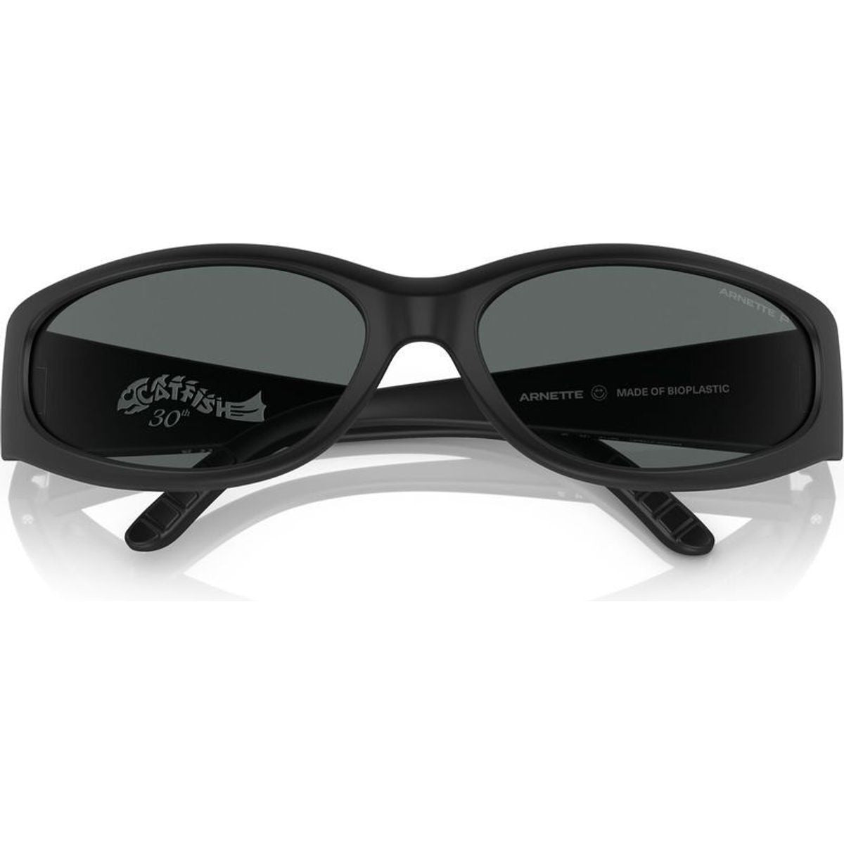Catfish AN4302, Matte Black/Dark Grey Polarised Lenses 62 Eye Size