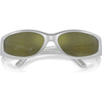 Catfish AN4302, Metallic Silver/Dark Green Petrol Mirror Lenses 62 Eye Size