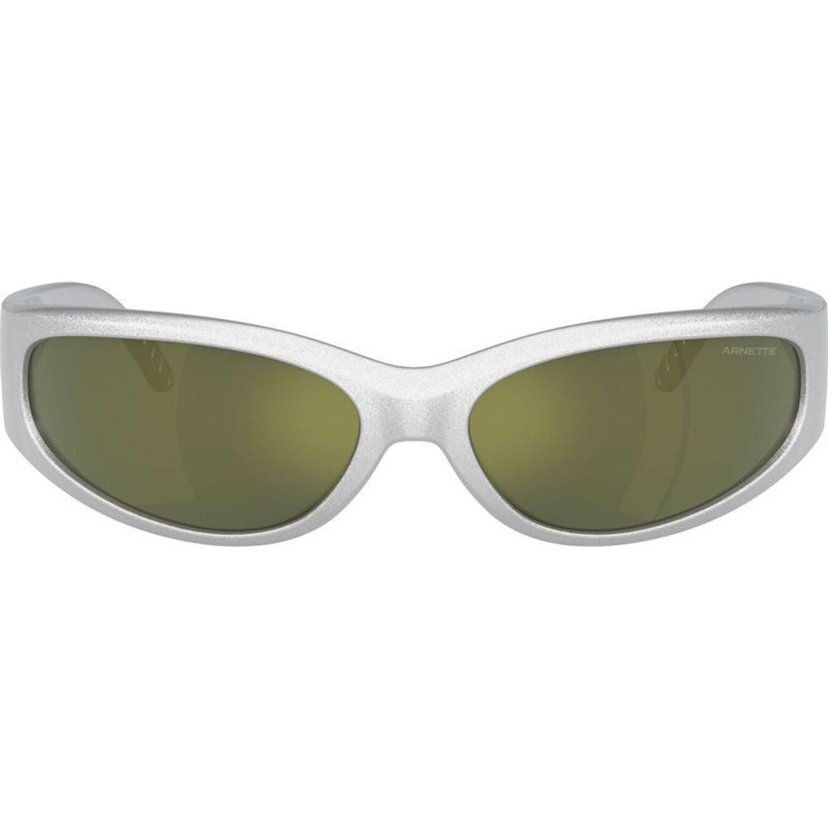 Catfish AN4302, Metallic Silver/Dark Green Petrol Mirror Lenses 62 Eye Size