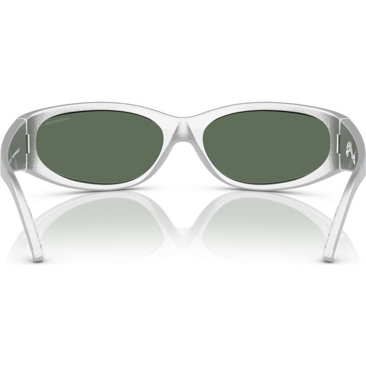 Catfish AN4302, Metallic Silver/Dark Green Petrol Mirror Lenses 62 Eye Size