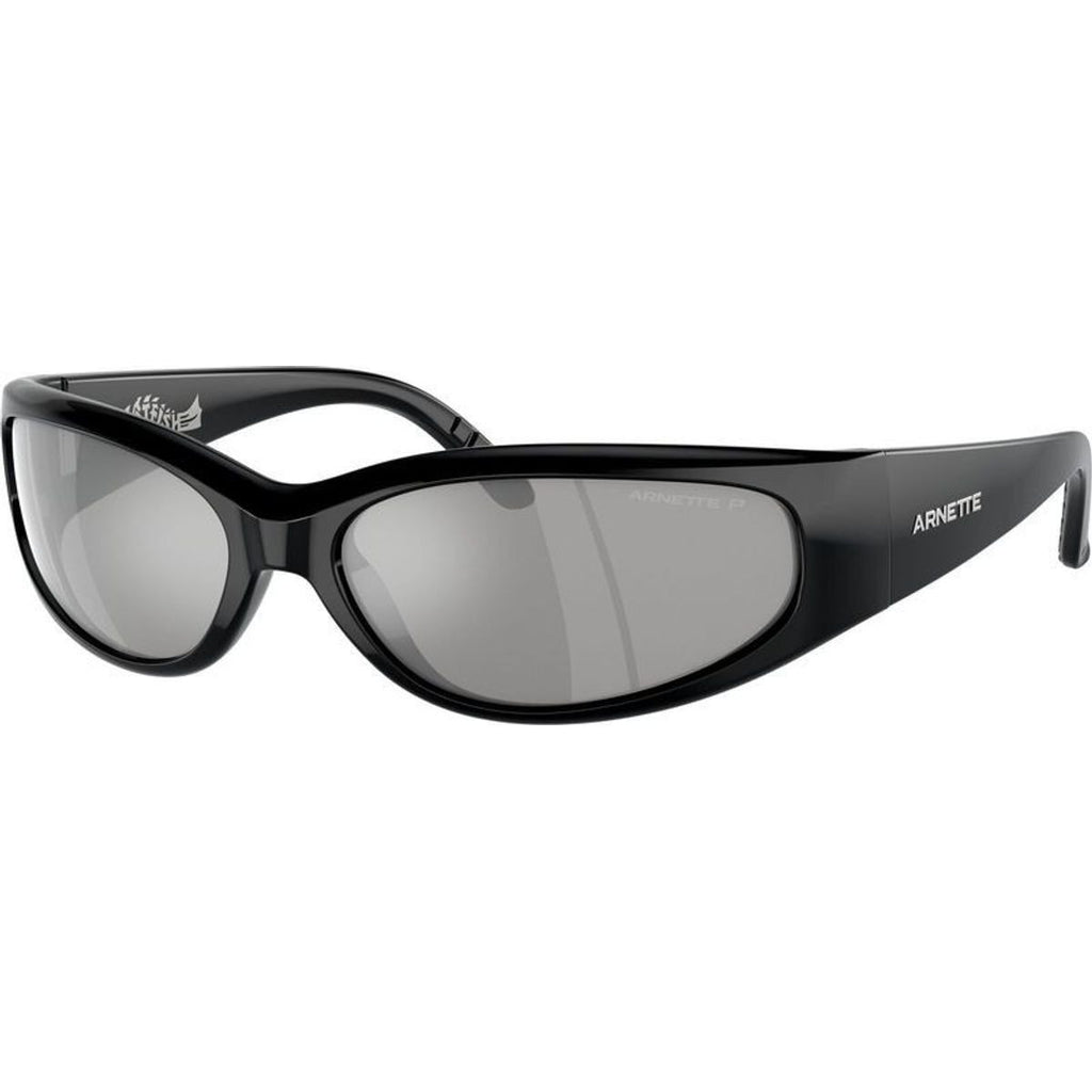 Catfish AN4302, Recycled Black/Silver Mirror Polarised Lenses 62 Eye Size