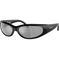 Catfish AN4302, Recycled Black/Silver Mirror Polarised Lenses 62 Eye Size