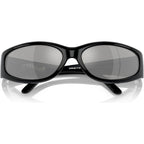 Catfish AN4302, Recycled Black/Silver Mirror Polarised Lenses 62 Eye Size