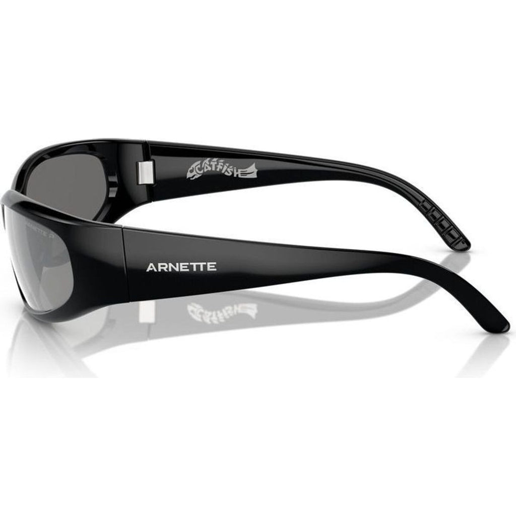 Catfish AN4302, Recycled Black/Silver Mirror Polarised Lenses 65 Eye Size
