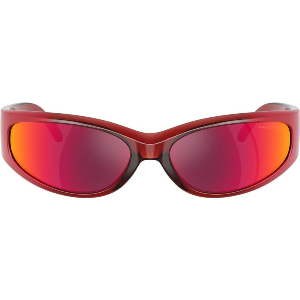 Catfish AN4302, Transparent Orange Red Gradient/Orange Yellow Mirror Lenses