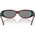 Catfish AN4302, Transparent Orange Red Gradient/Orange Yellow Mirror Lenses