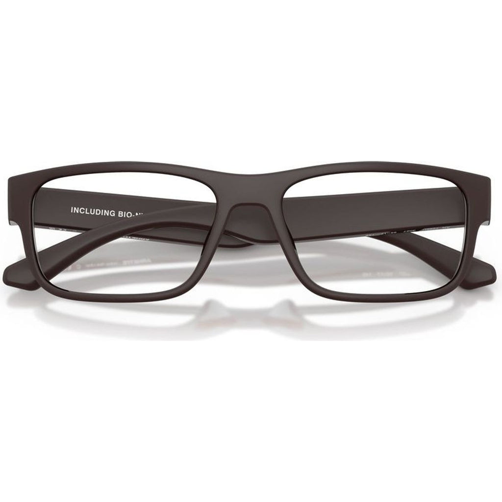 AN7286U, Matte Chocolate/Clear Lenses 55 Eye Size