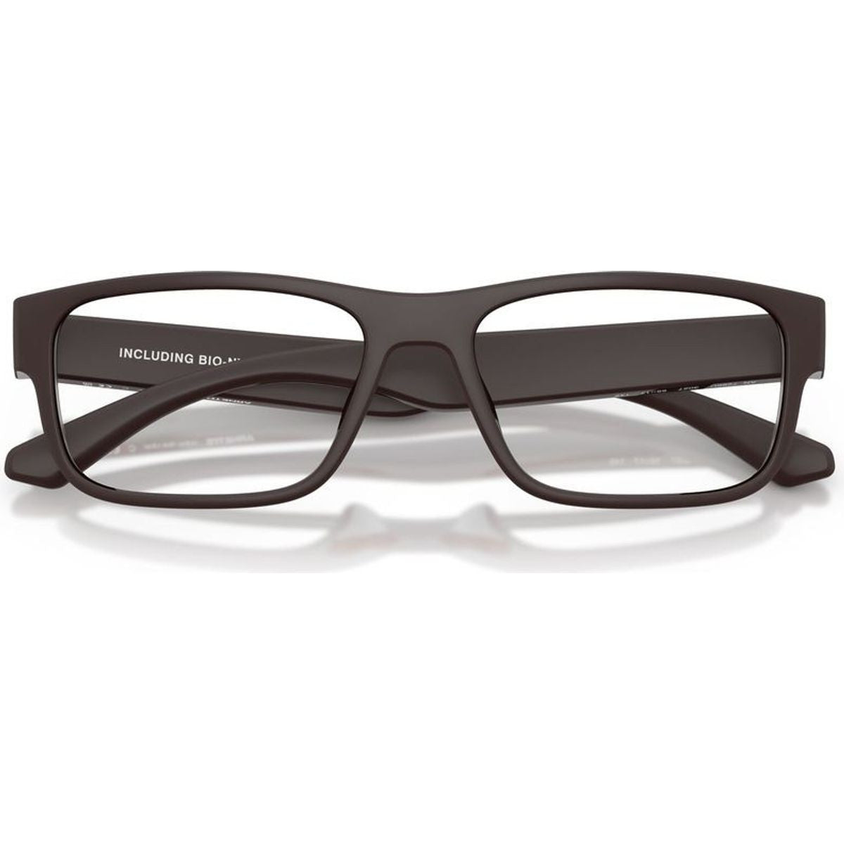 AN7286U, Matte Chocolate/Clear Lenses 55 Eye Size
