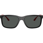Headlight AN4359, Shiny Matte Black/Dark Grey Lenses