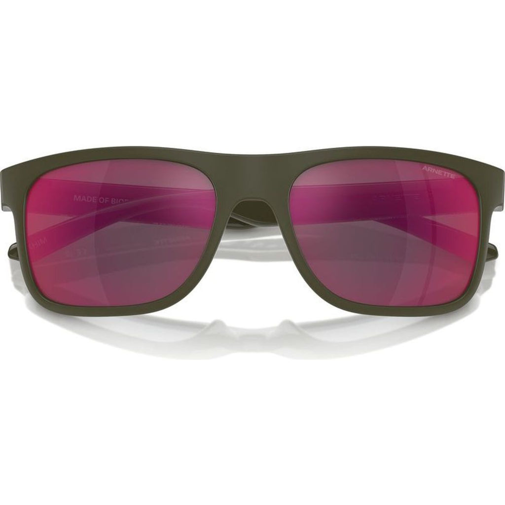 Khim AN4341, Shiny Matte Military/Orange Yellow Mirror Lenses