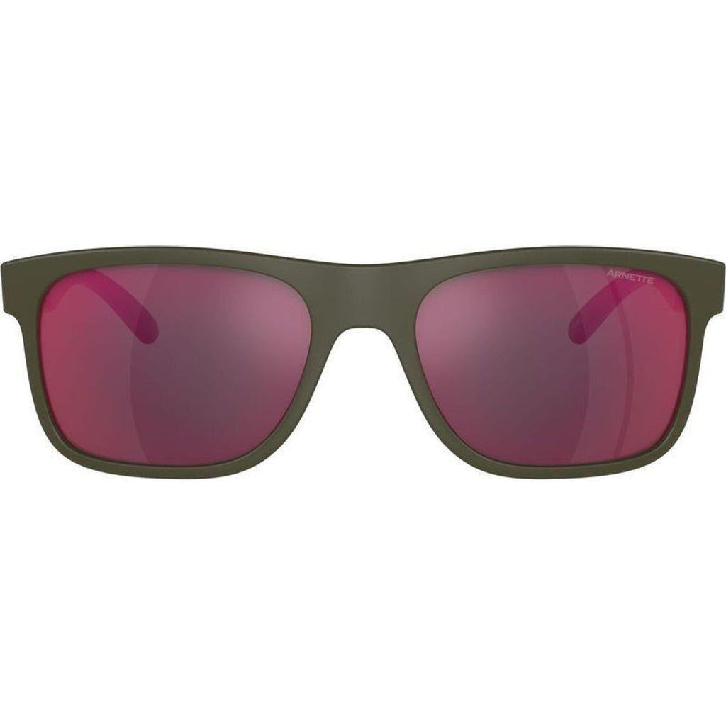 Khim AN4341, Shiny Matte Military/Orange Yellow Mirror Lenses